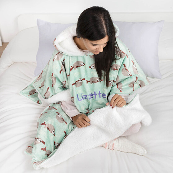 Personalizowany kocy poncho Personalizowany kocy poncho