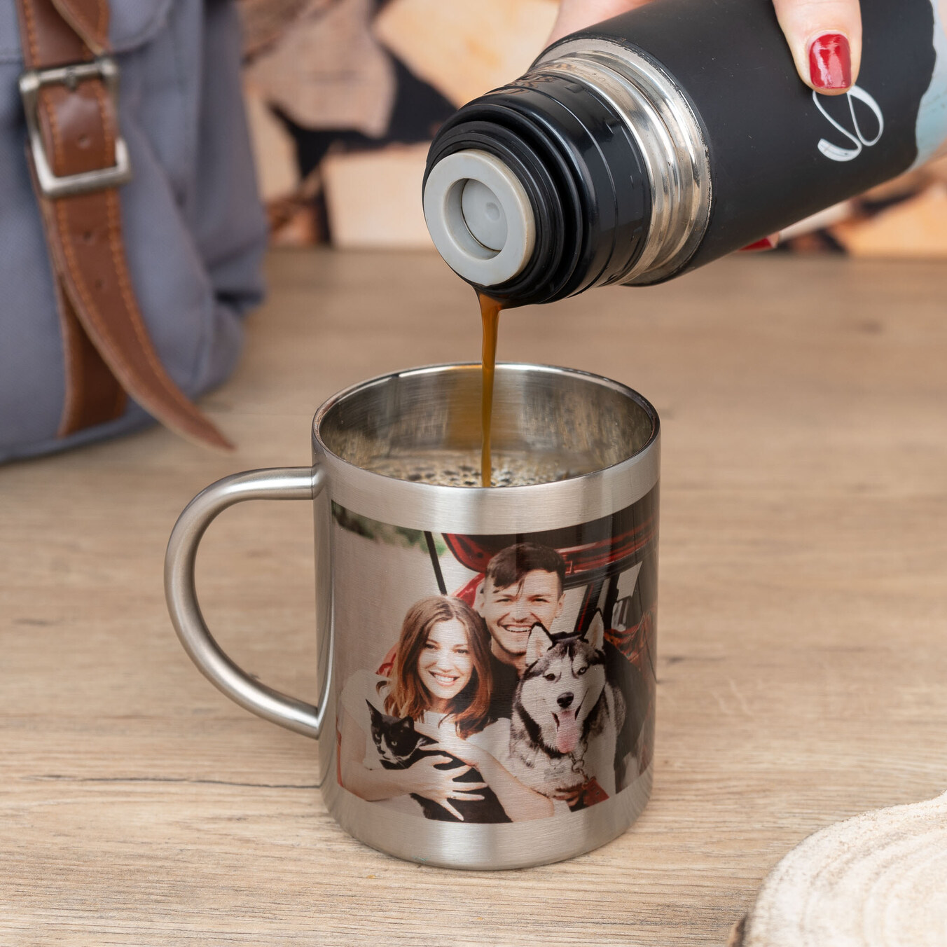 Mug acier 20 cl. personnalisé