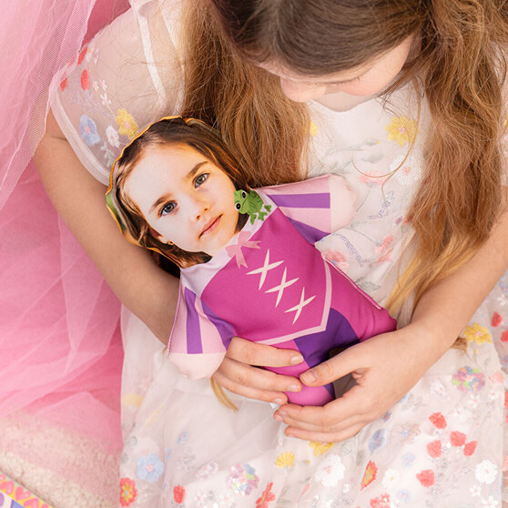 Muñeca de peluche personalizada
