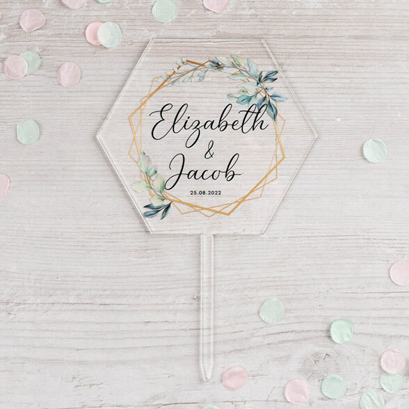 Persoonlijke cake topper
