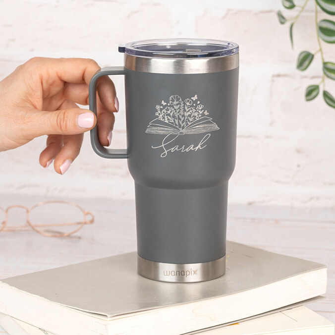 Personalised double layer thermal mug