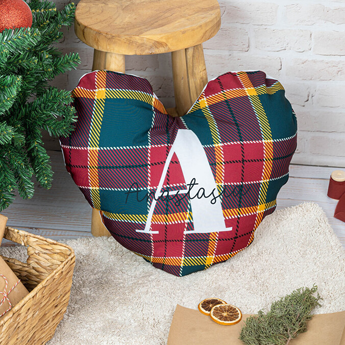 Cuscino a forma di cuore 42x42 personalizzato