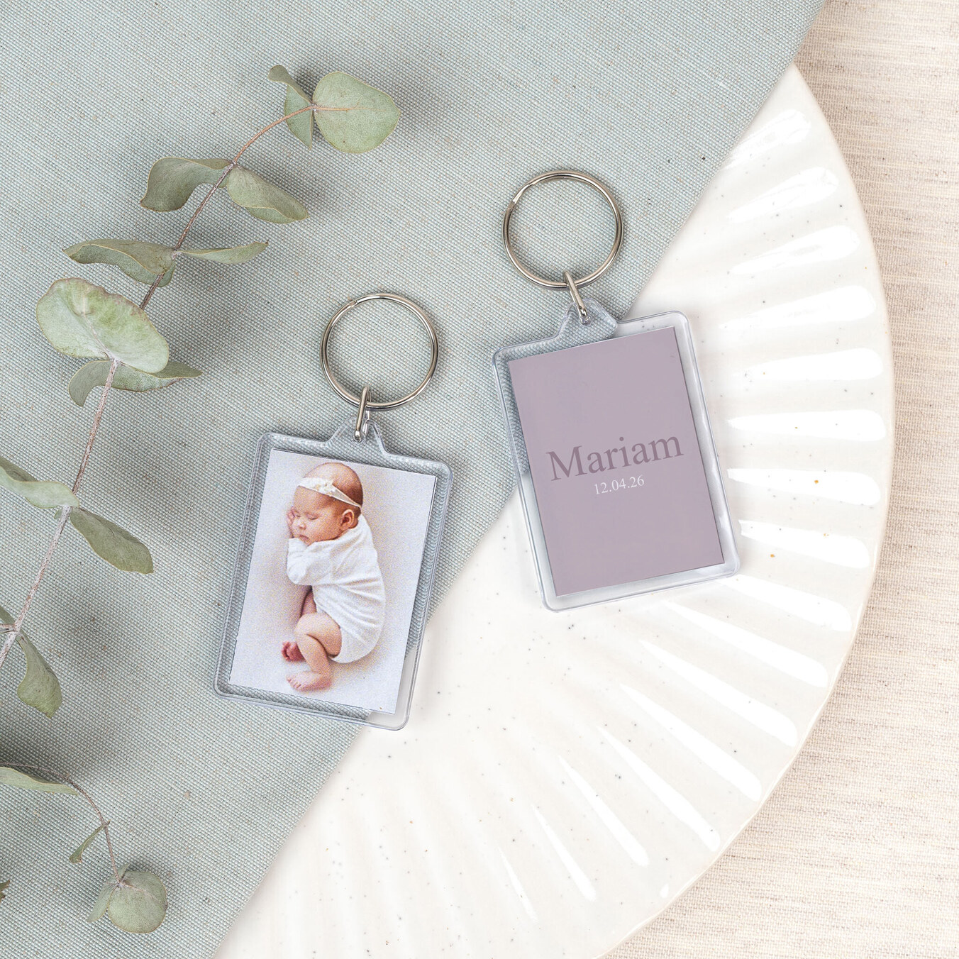 Llaveros de metacrilato personalizados