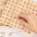Gepersonaliseerd houten sudoku spel
