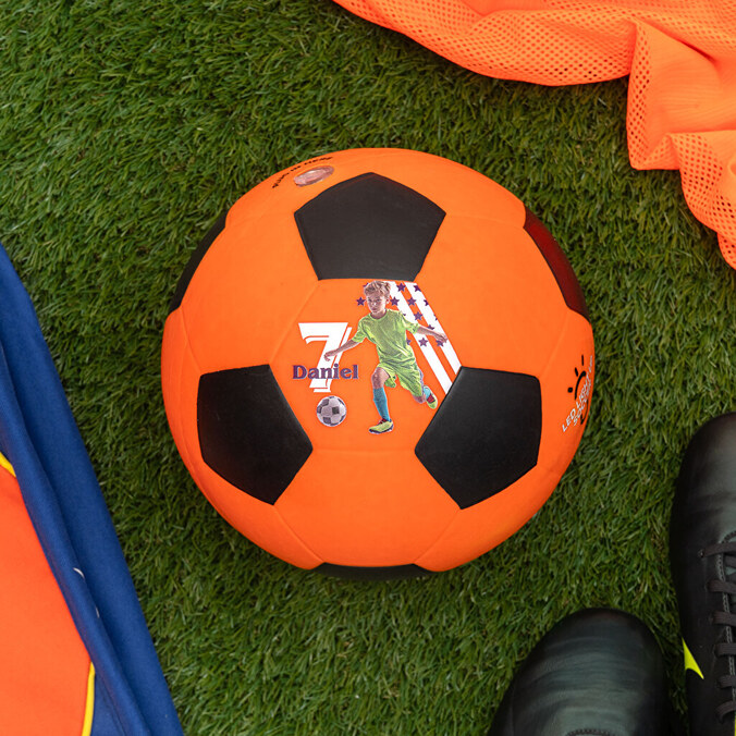 Glow voetbal bedrukken
