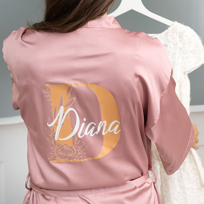 Personalised bridal gown