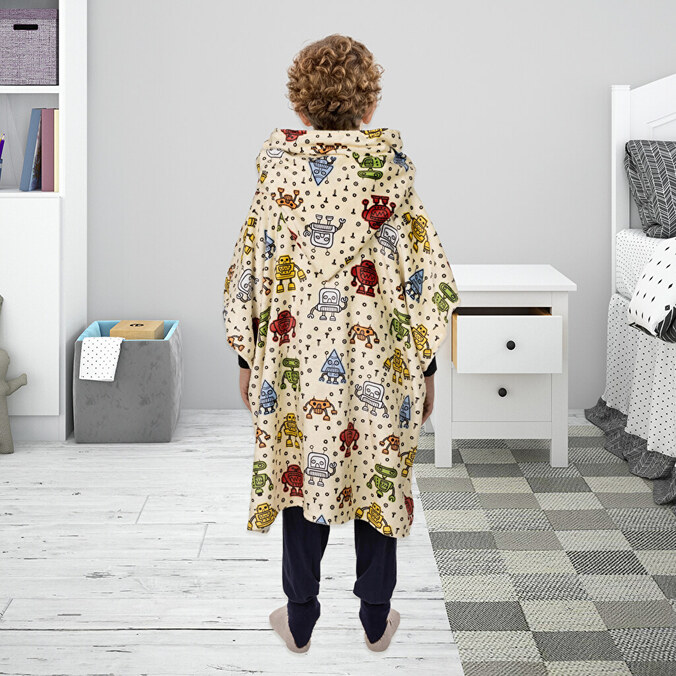 Personalizowany koc typu poncho