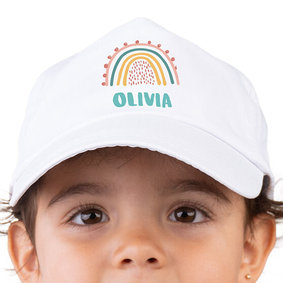 Gorra personalizada con nombre de niño