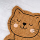 Personalizowana wycieraczka z włókna kokosowego kot