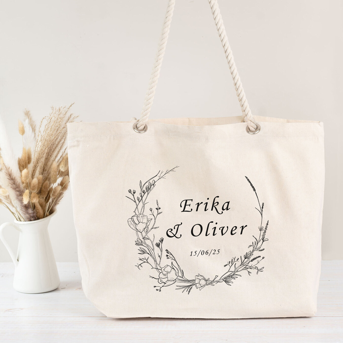 Gepersonaliseerde strandtas