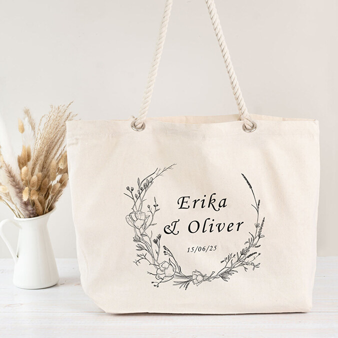 Personalisierte Strandtasche