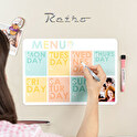 Personalised magnetic fridge calendar