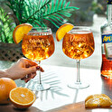 Personalised gin glass