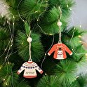 Personlig trätröja juldekoration