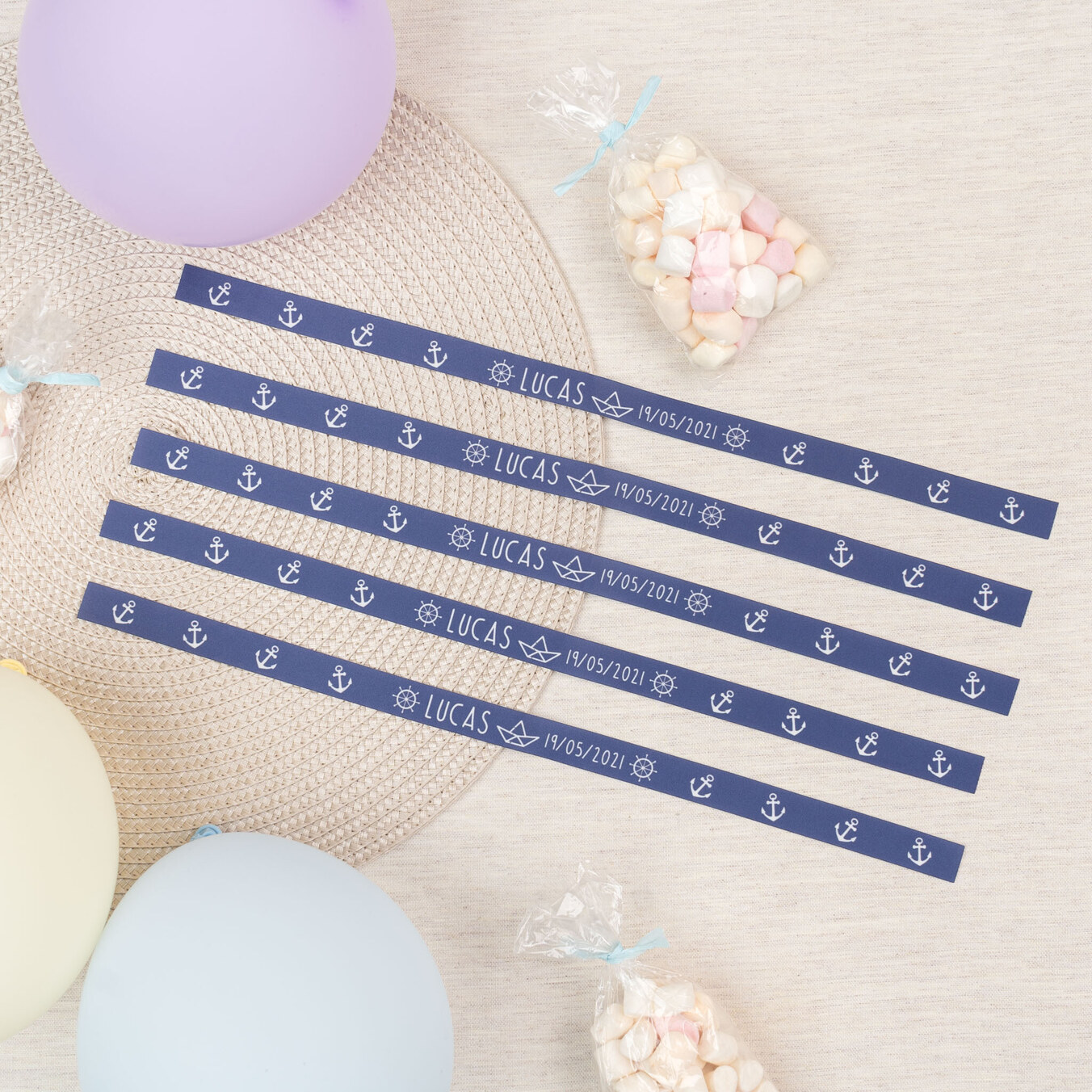 Pulseras de tela personalizadas