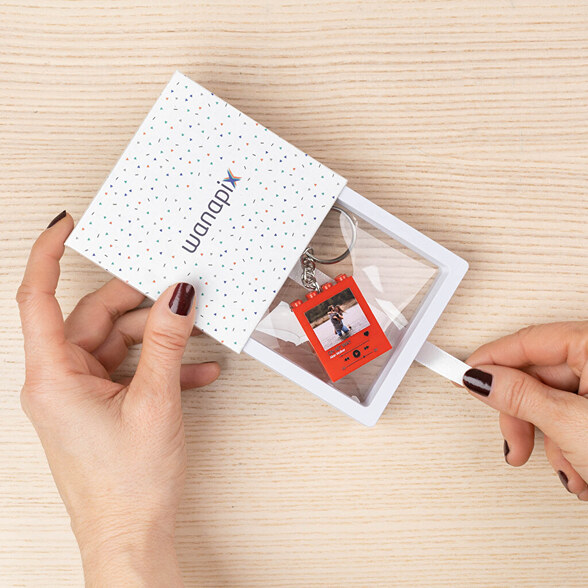 Sleutelhanger Blocks met foto