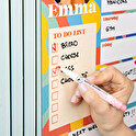 Personalised magnetic fridge calendar