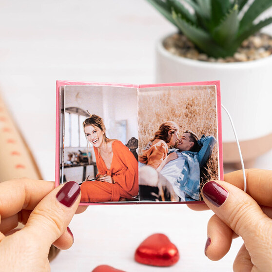 Fun personalised mini photo book