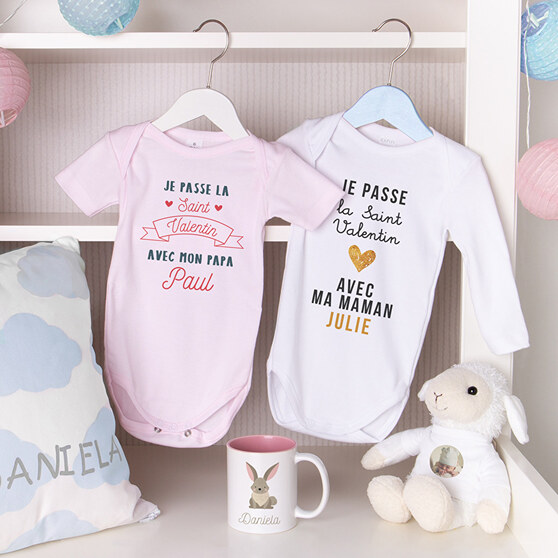 Bodies bébé personnalisés de différentes tailles Bodies bébé personnalisés de différentes tailles