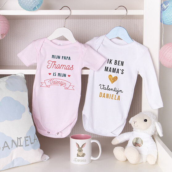 Maten gepersonaliseerde baby rompertjes Maten gepersonaliseerde baby rompertjes