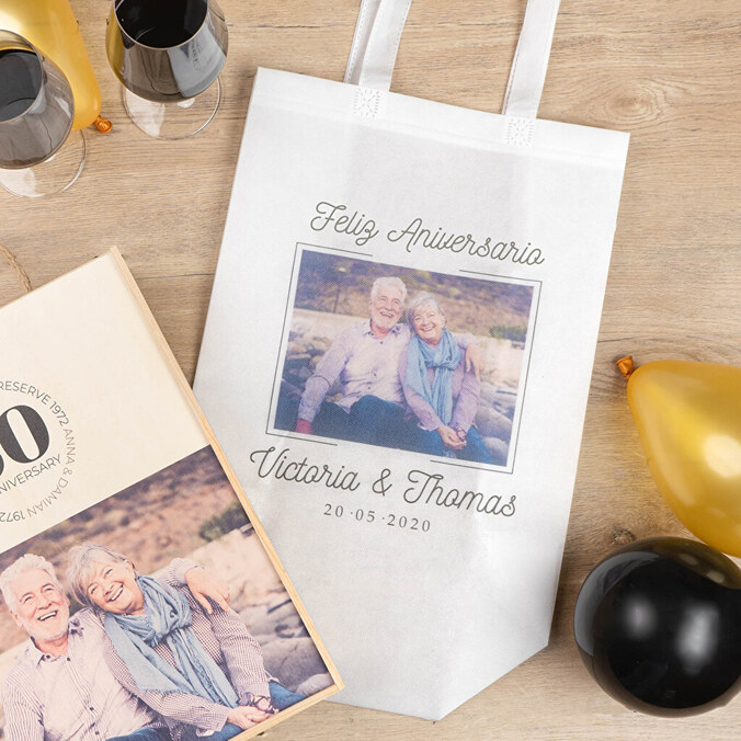 Borsa shopper tnt personalizzata grande