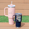 Personalizowany dwuwarstwowy kubek termiczny 1,2 l.
