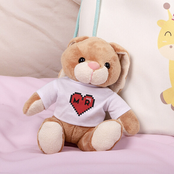 Coniglietto di peluche personalizzato