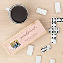 Domino mit Holzbox zum selber gestalten