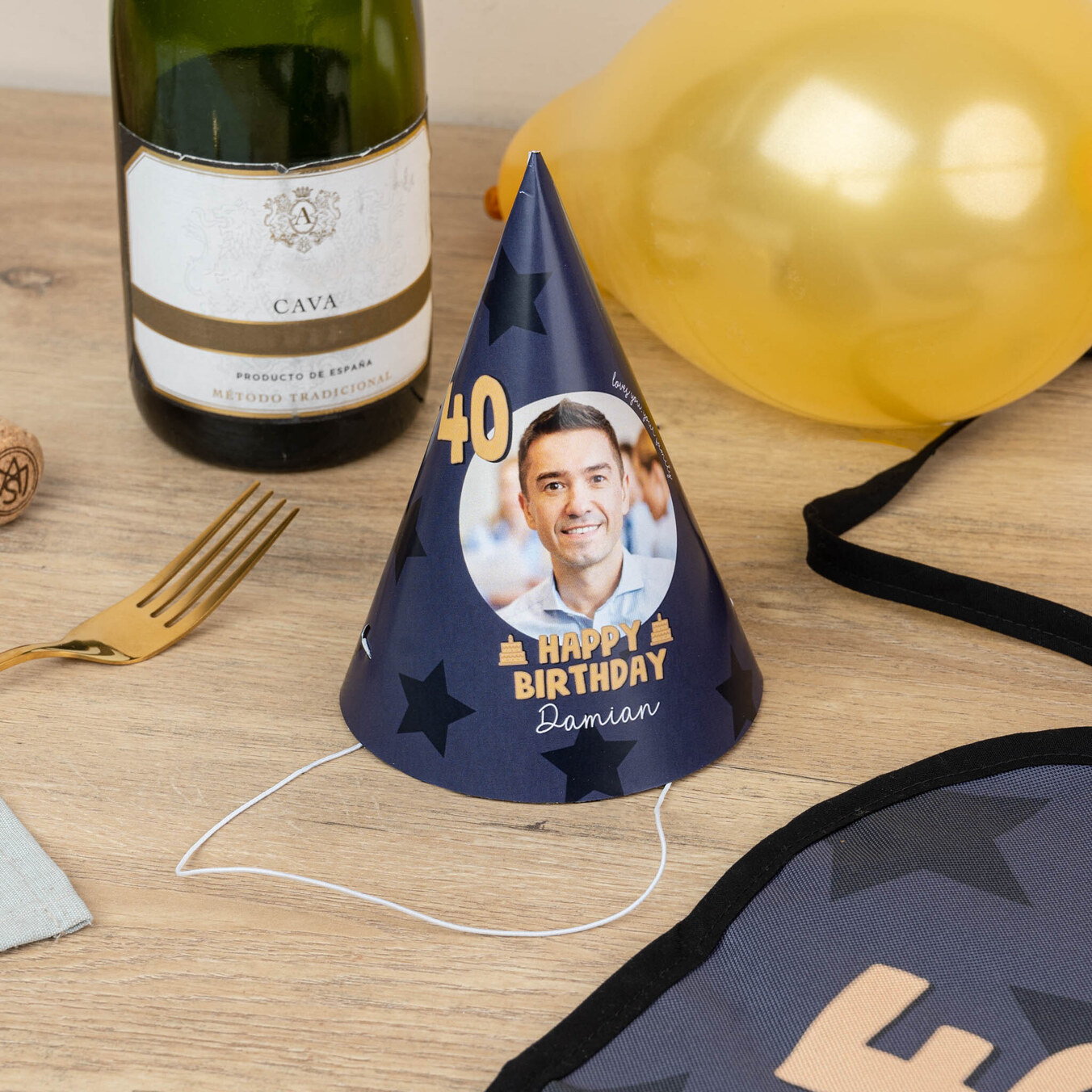 Personalised birthday hats