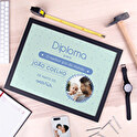 Quadros personalizados com moldura de madeira