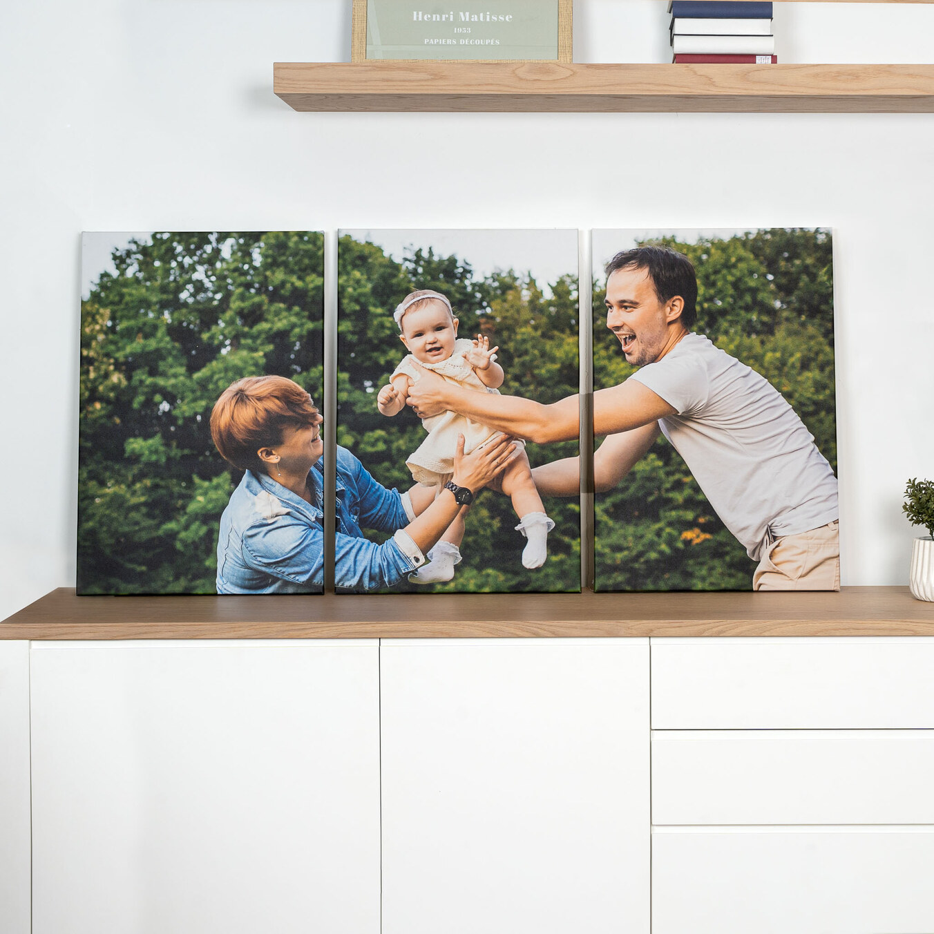 Leinwand dreiteilig bedrucken
