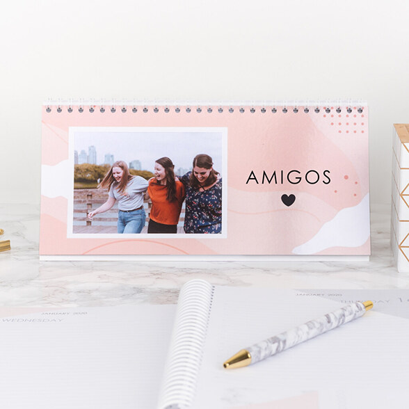Calendarios de mesa personalizados