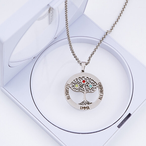 Engraved necklace "Tree of Life"