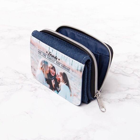 Personalised fabric wallet