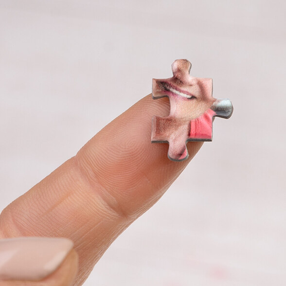Personalised mini jigsaw puzzle