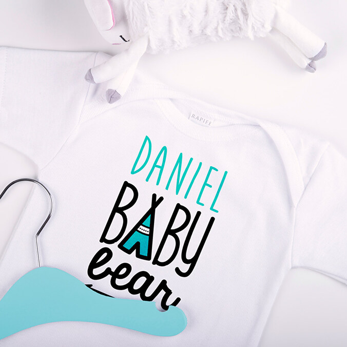 Baby Body bedrucken mit Foto oder Namen