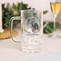 Caneca cerveja vidro transparente