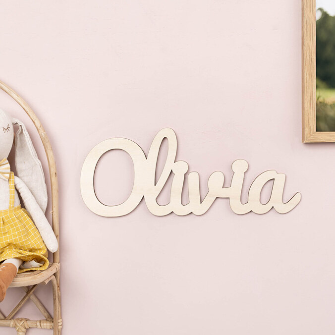 Personalised name signs