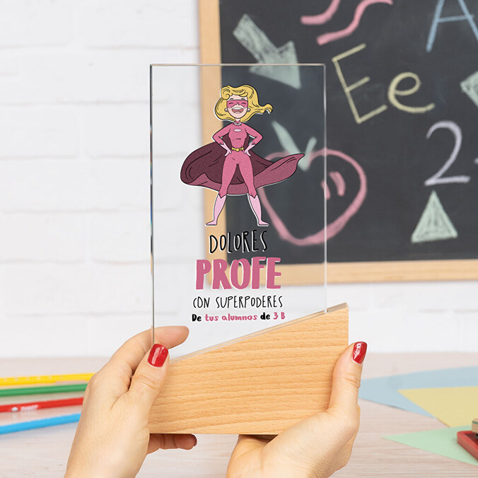 Trofeos de cristal personalizados Premium