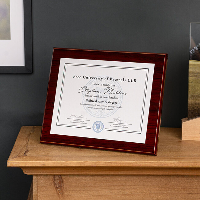 Plaque commémorative en bois personnalisée Plaque commémorative en bois personnalisée