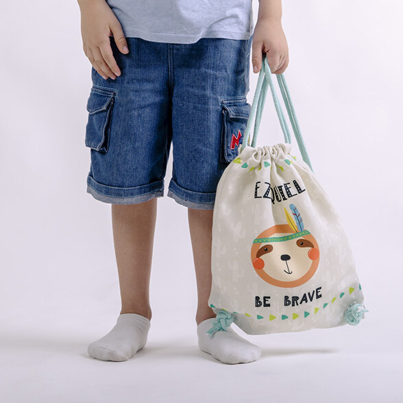 Mochila de cuerdas infantil personalizada