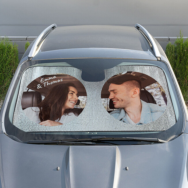 Personalised car sun shades Personalised car sun shades