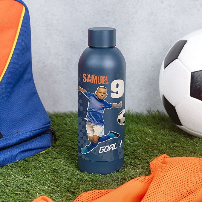Personalised stainless steel bottle