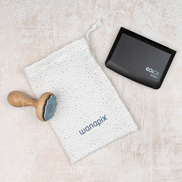 Tampon en bois personnalisé