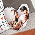 Cojín corazón 42x42 personalizado