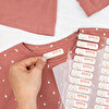 Personalised iron-on name labels