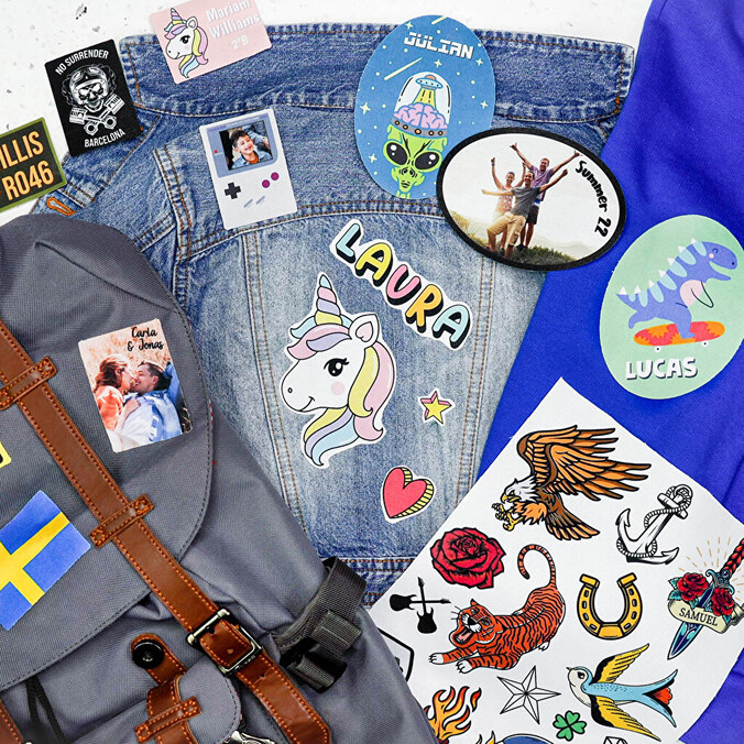 Toppe termoadesive per tessuti personalizzate