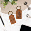 Engraved leather keyring Engraved leather keyring