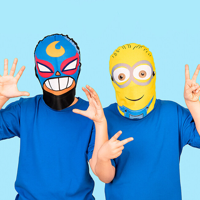 Máscara de cara 3D personalizada Máscara de cara 3D personalizada