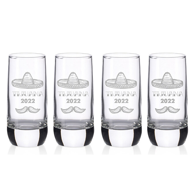 Vasos de chupito personalizados